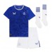 Camisa de Futebol Everton Dominic Calvert-Lewin #9 Equipamento Principal Infantil 2024-25 Manga Curta (+ Calças curtas)